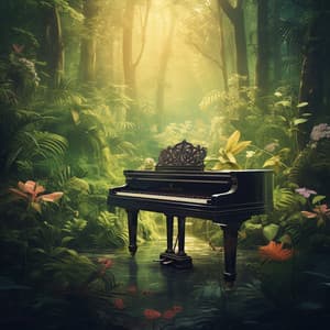 Spring Blossoms: Serene Piano - Peaceful Night Piano