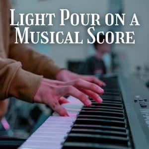 Light Pour on a Musical Score - Weather Experience