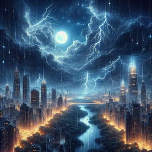 Loud Storm And Thunder Noise - Mojave Desert Rain Machine