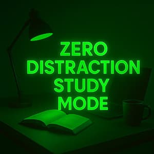 Zero Distraction Study Mode - Study Music