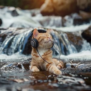 River Feline Melodies: Cats Music Sessions - Relaxing Kitten Music