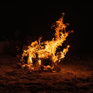 Blaze of Tranquility: Serene Fire Melodies - Fire Sound