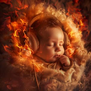 Baby Sleep: Binaural Fire Lullabies - Happy Baby Lullaby Band