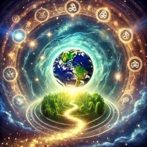 Gateway to Gaia: Journey to Infinity Harmony & Balance, Deep Meditation Music - Spiritual Healing Music Universe