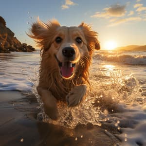Melodías Caninas Oceánicas: Armonía Musical Para Compañeros Caninos - Ambiente de naturaleza