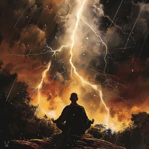 Thunder Reflections: Binaural Meditation Echoes - Transcendental Meditation
