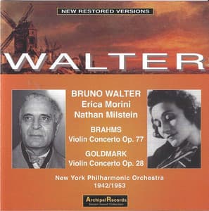 Bruno Walter conducts Brahms and Goldmark Violin Concertos - New York Philharmonic