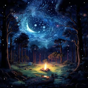 Serenity in the Outdoors by the Fire for Sleep - Relaxation and Dreams