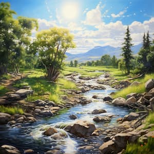 Serene River Retreat: Relaxation in Nature's Arms - Meteoric Stream