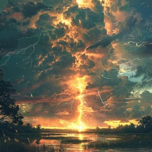 Tormenta De Concentración: Vibraciones De Trueno Binaural - Estudiar música para concentrarse