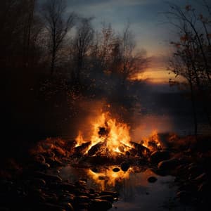 Motete Junto A La Hoguera Para La Productividad: Música En El Hogar - Sonidos de la Naturaleza Ruido