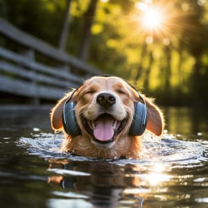 River Playtime: Dogs Joyful Beats - Cozy Space