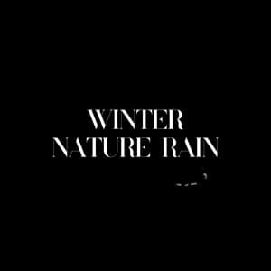 Winter Nature Rain - Rain is my Life