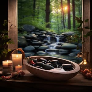Binaural Spa Waters: Stream Massage Harmony - Spa Radiance