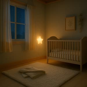 10 Lullaby Nights: Nightlight Melodies - Calm Music