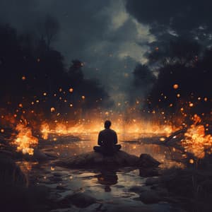 Armonía Tranquila De Las Brasas: Fusión De Spa Y Música - Sinfonía natural