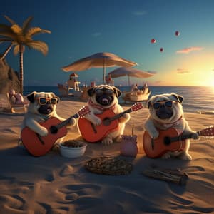 Marine Fugue Dog: Peaceful Pups Harmony - Australian Nature