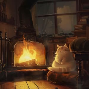 Confort De Gatos: Música Melódica Del Fuego - Música de jazz para gatos