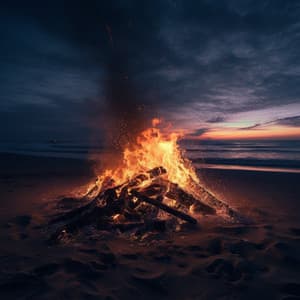 Embers of Slumber: Warm Fire Music for Sleep - Sleeping Noises and Calming Relax Therapy Noise