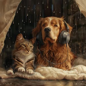 Pets in Rain: Calming Music for Animal Companions - Calming Pet Music