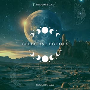 Celestial Echoes: 432 Hz Harp Across the Skies - Twilight's Call