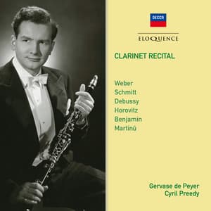 Clarinet Recital - Gervase De Peyer