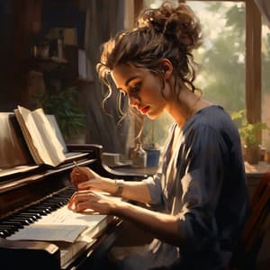 Estudio Con Canciones Matutinas: El Piano Saluda El Día Con Teclas Concentradas - Relajación de piano definitiva