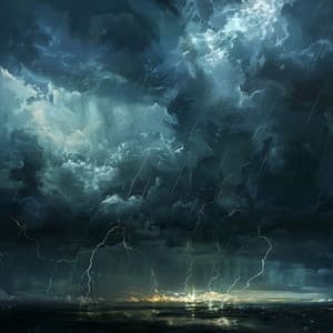 Trueno Pacífico De Lluvia Binaural Para Dormir - Ondas Alfa Dormir