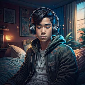 Calm Vibes: Hip Hop Music for Relaxation - Hz Binaural Beats