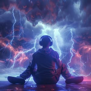 Meditation in Thunder: Resonant Vibes - Solfeggio Frequency Meditation