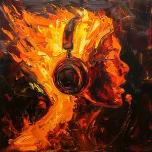 Symphony of Inferno: Intense Fire Rhythms - Restaurant Background Playlist