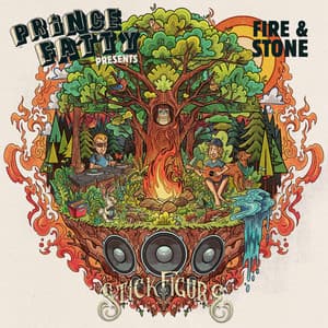 Fire & Stone - Stick Figure