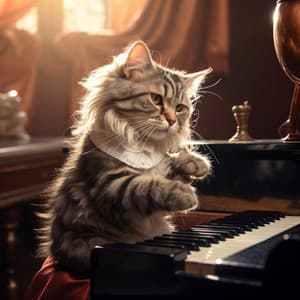 Piano Cats: Graceful Tunes Purr - Kitten Music