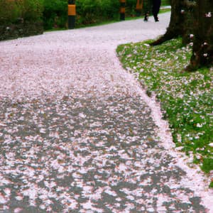 Cherry Petal Path - Asian Lofi