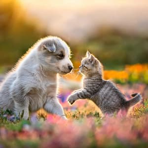 Vibraciones Lofi Para Mascotas: Sonidos Calmantes - Almuerzo tranquilo