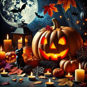 Party Autumn Night Jazz: Cozy Cafe Halloween Ambience - Instrumental Jazz Music Group