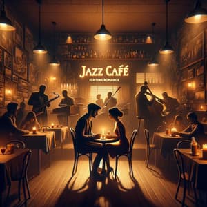 Jazz Café Vibes Igniting Romance - Instrumental Jazz Music Group