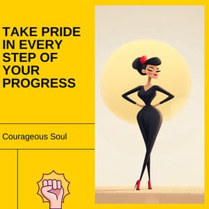 Take Pride in Every Step of Your Progress - Courageous Soul