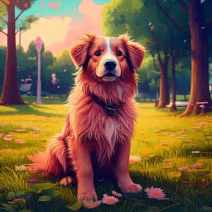Soothing Lofi Beats for Calming Dogs - Binaural Beats White Noise