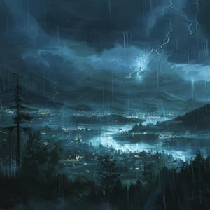 Binaural Rain and Thunder Lullabies for Deep Rest - Sleep Repeat