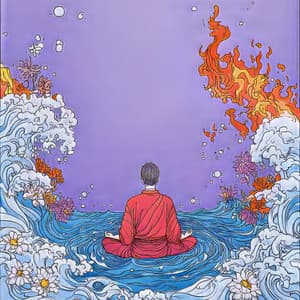 पुस्तक प्रेमी का आश्रय: कल्पना के अनगिनत क्षेत्र - Japanese Relax