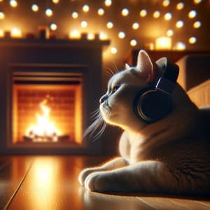 Feline Flicker: Soothing Fire Tunes for Cats - Epic Soundscapes