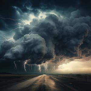 Resonancia Serena Con Truenos: Relajación Armónica Bienaventurada - Efectos de sonido de la madre naturaleza