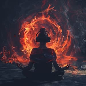 Meditation in Fire's Essence: Peaceful Sounds - Meditation Academy