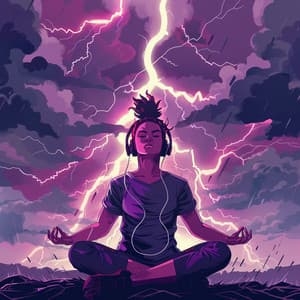 Serenity in Thunder: Music for Meditation's Path - Flute Meditation