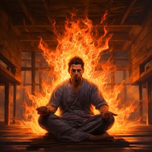 Fire Tranquility: Meditation Flame Choir - Happy Chillout Playlist