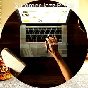 High-class Music for Reading - Electric Piano and Alto Saxophone - Summer Jazz Relax
