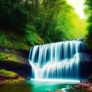 Relaxing Waterfall And Nature Sound to Sleep, Rest, Read - NatuREM