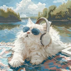 Cat's Peaceful Retreat: Chill Music for Calm - Reiki Music Zone