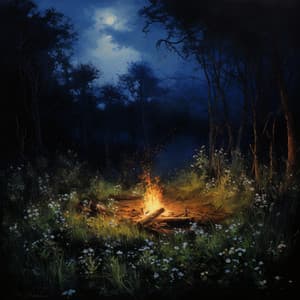 Soothing Firelight in the Forest: Sleepy Nights - Nature Vibrations